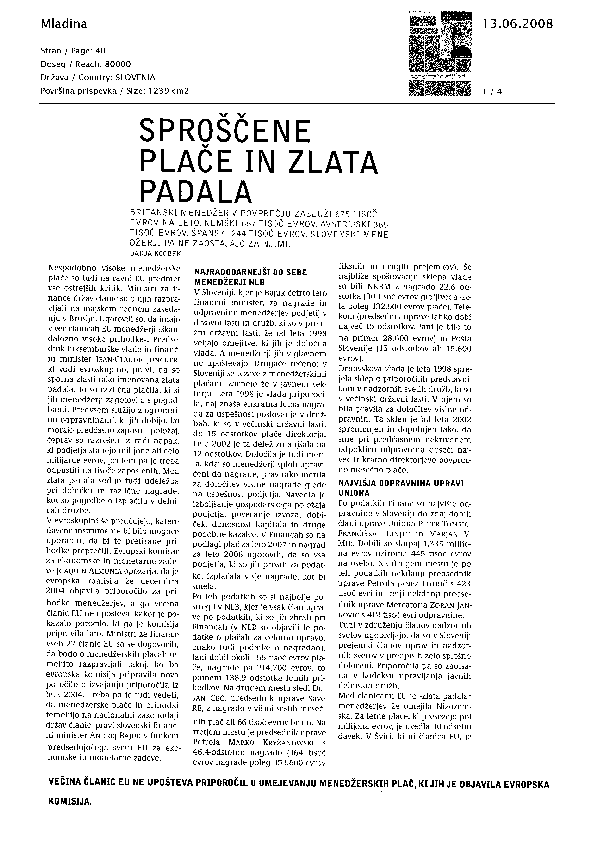 Sproščene plače in zlata pedala