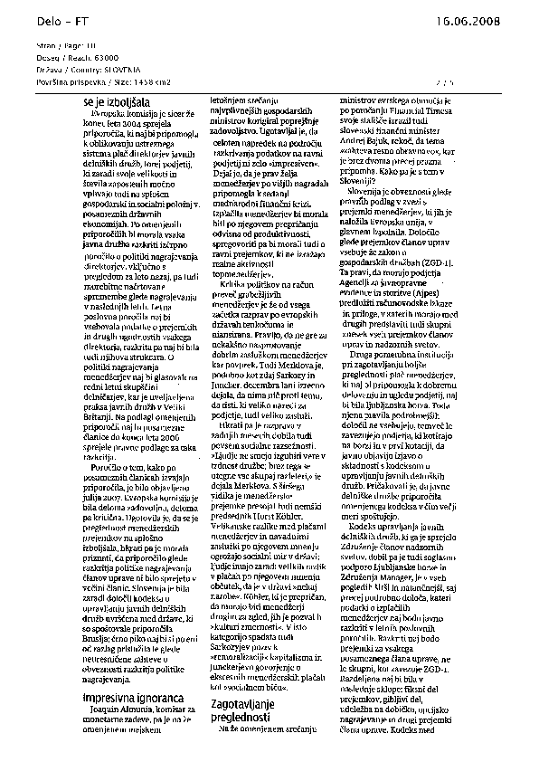 Visoka izplačila menedžerjem: Socialni bič ali nagrajevanje dobrega dela?