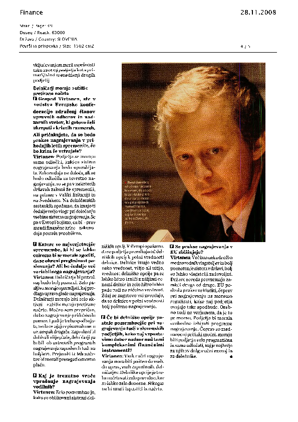 Pri menedžerskih plačah se s praksami velikih komaj spogledujemo