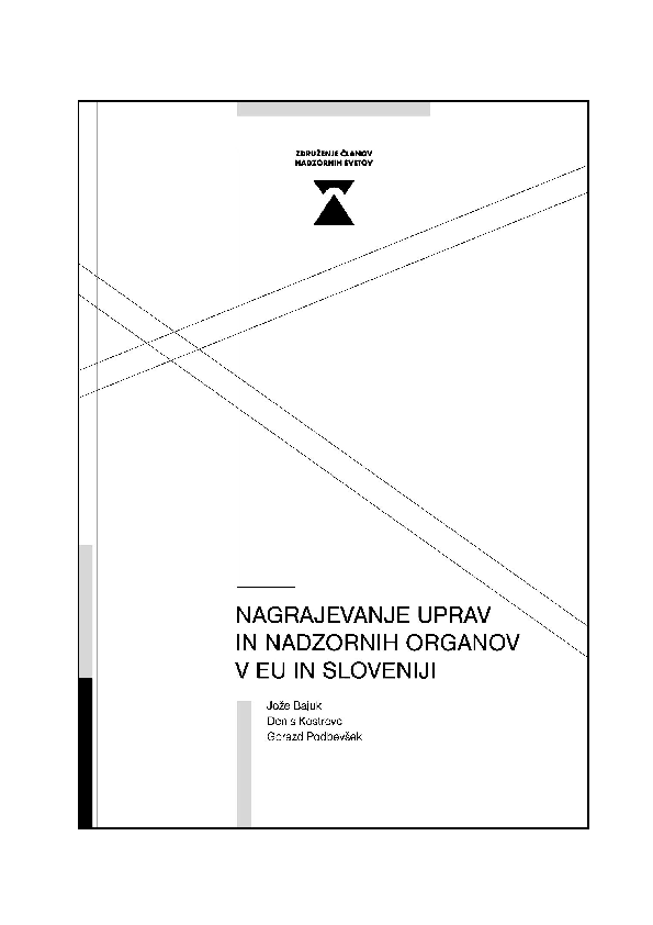 Mednarodna raziskava nagrajevanja članov uprav in nadzornih organov v državah članicah EU