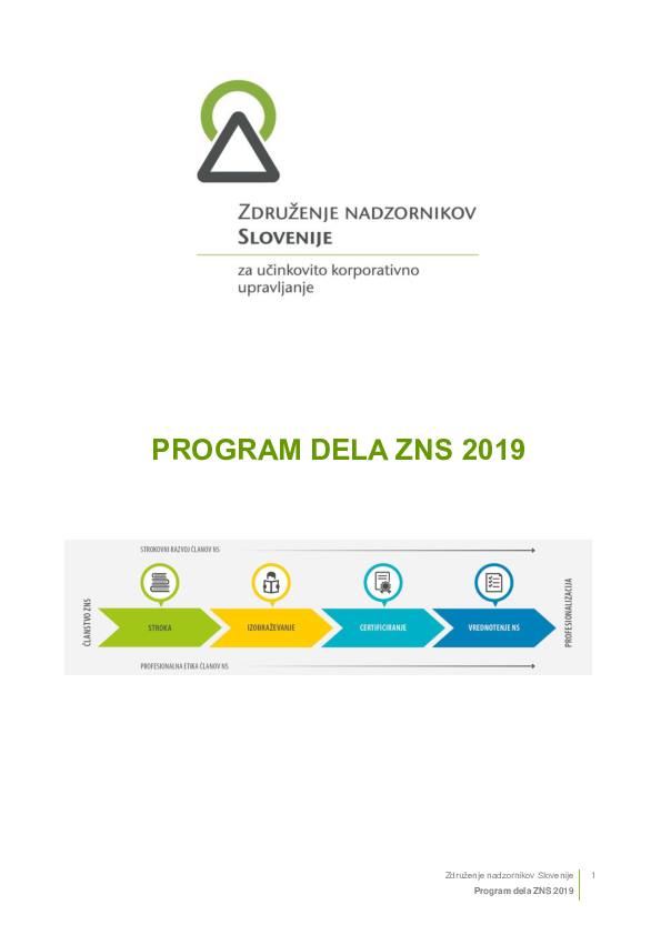 3. Program dela ZNS 2019