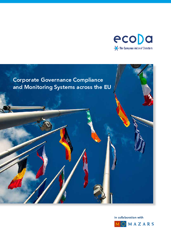 CG Compliance and Monitoring Systems across the EU - ecoDa Mazars
