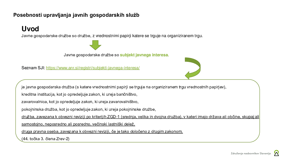 Posebnosti upravljanja javnih gospodarskih družb