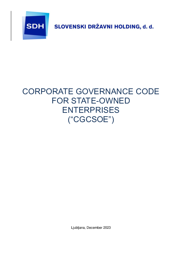 Corporate Governance Code for State-Owned Enterprises