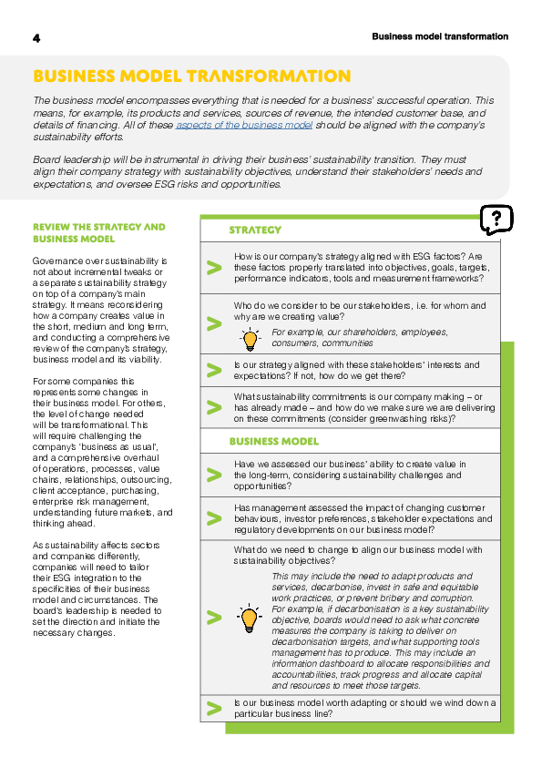 ESG governance: questions boards should ask to lead the sustainability transition_ FULL