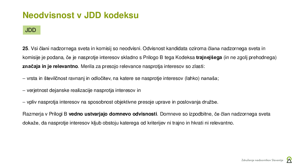 Kako pravilno izpolniti izjavo o neodvisnosti?