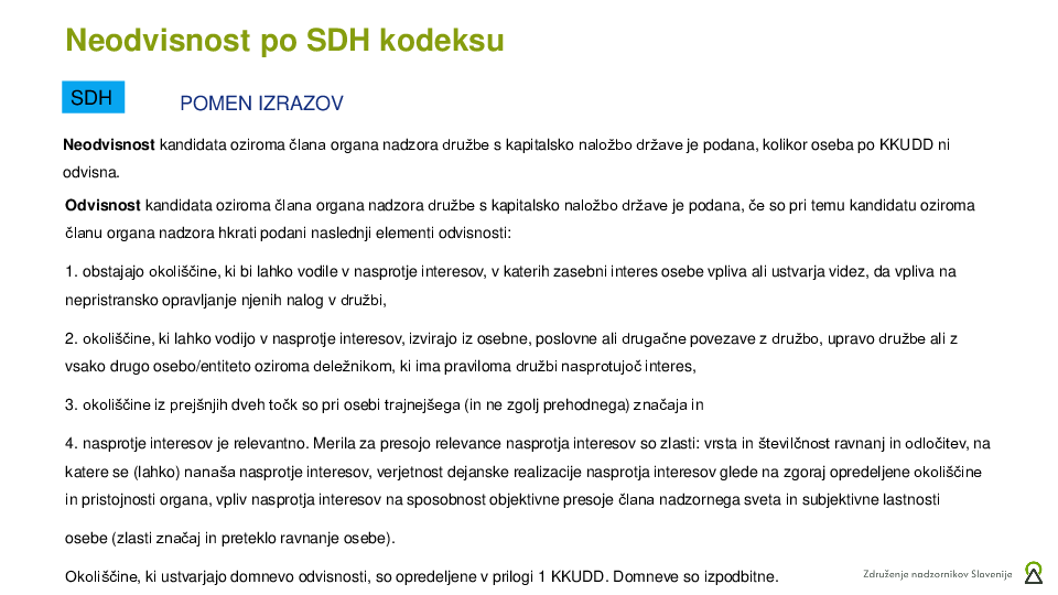 Kako pravilno izpolniti izjavo o neodvisnosti?