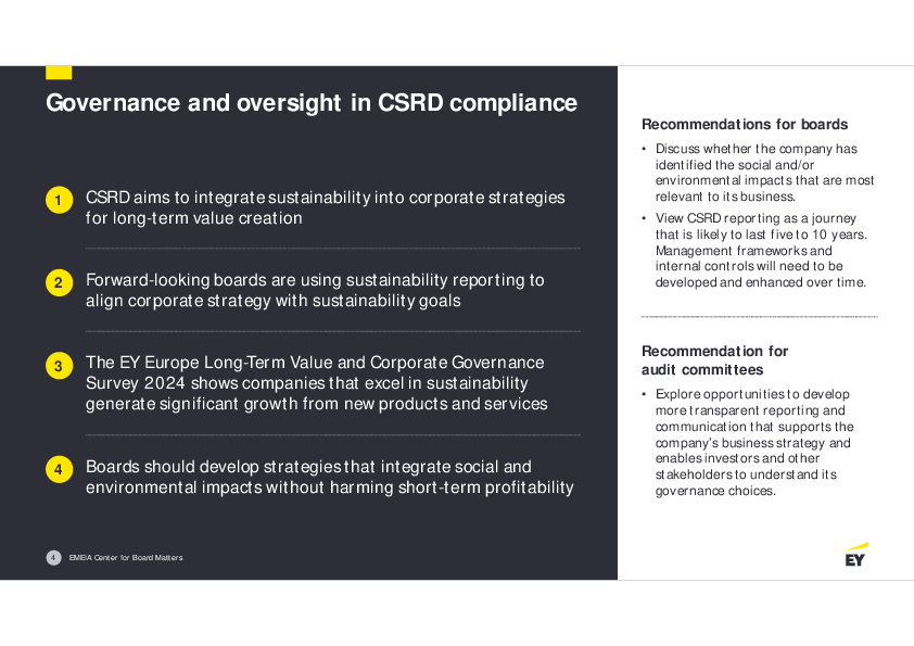 How Can Boards Steer Sustainability Reporting