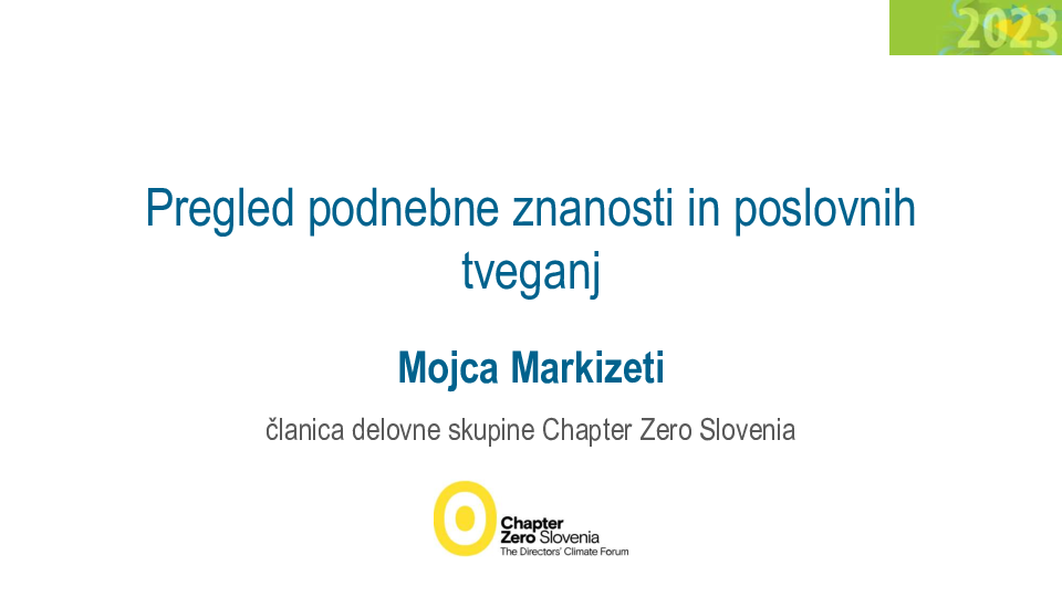 Kaj morajo nadzorniki vedeti o ukrepanju proti podnebnim spremembam?