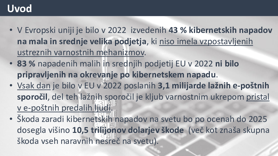 Nova regulativa glede kibernetske varnosti NIS 2