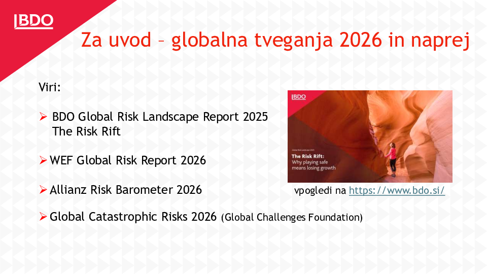 Prioritete za delo revizijskih komisij 2026/2027