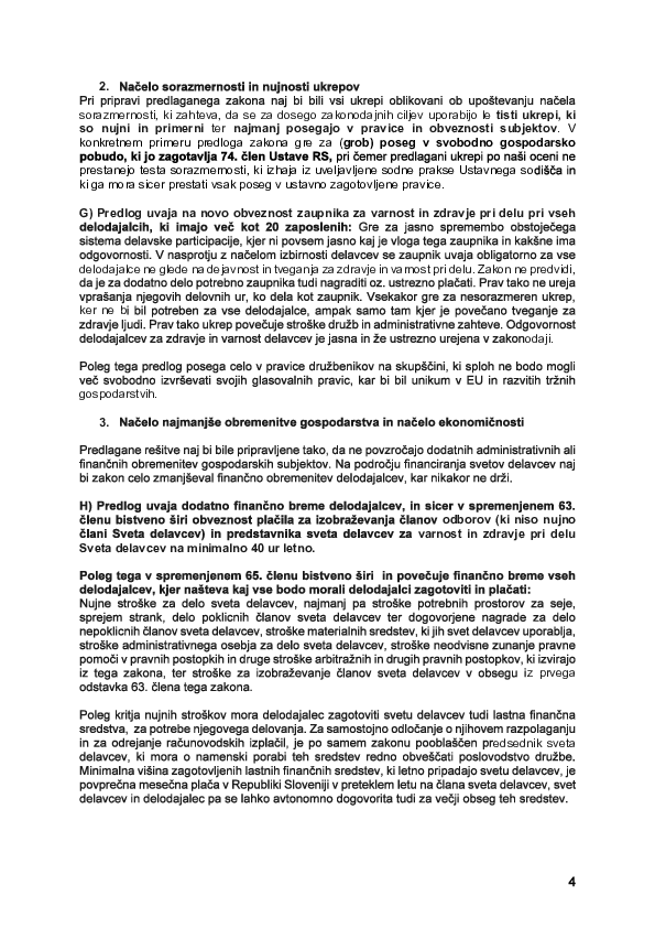 Odziv ZNS na predlog ZSDU