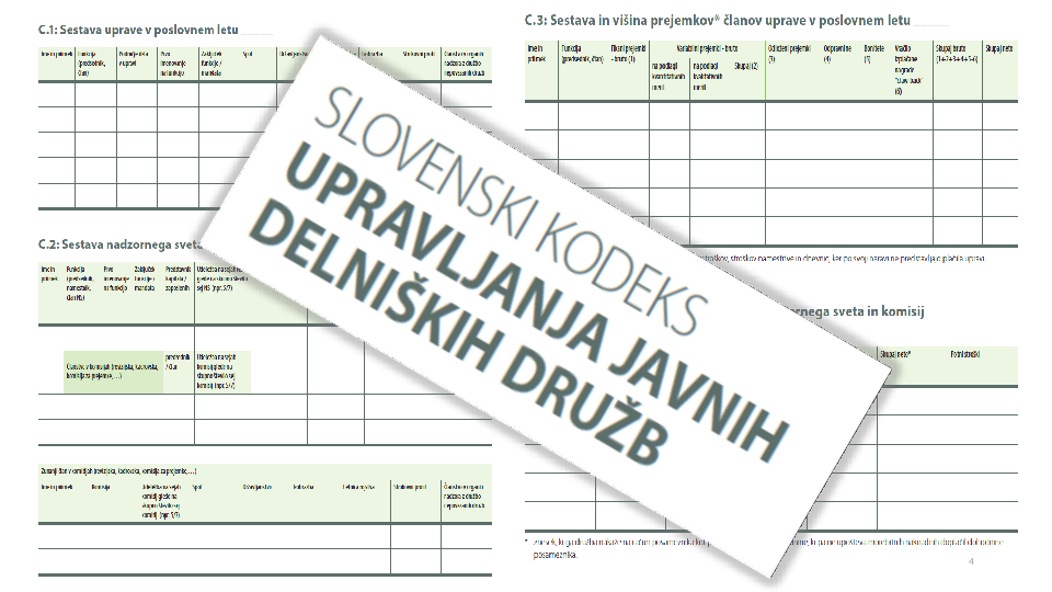 Poročilo o sestavi in prejemkih organov vodenja in nadzora borznih družb v Sloveniji 2017