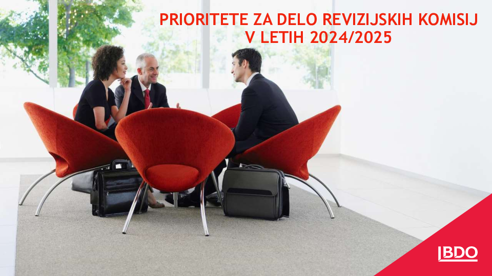 Predstavitev Prioritet za delo revizijskih komisij 2024/2025