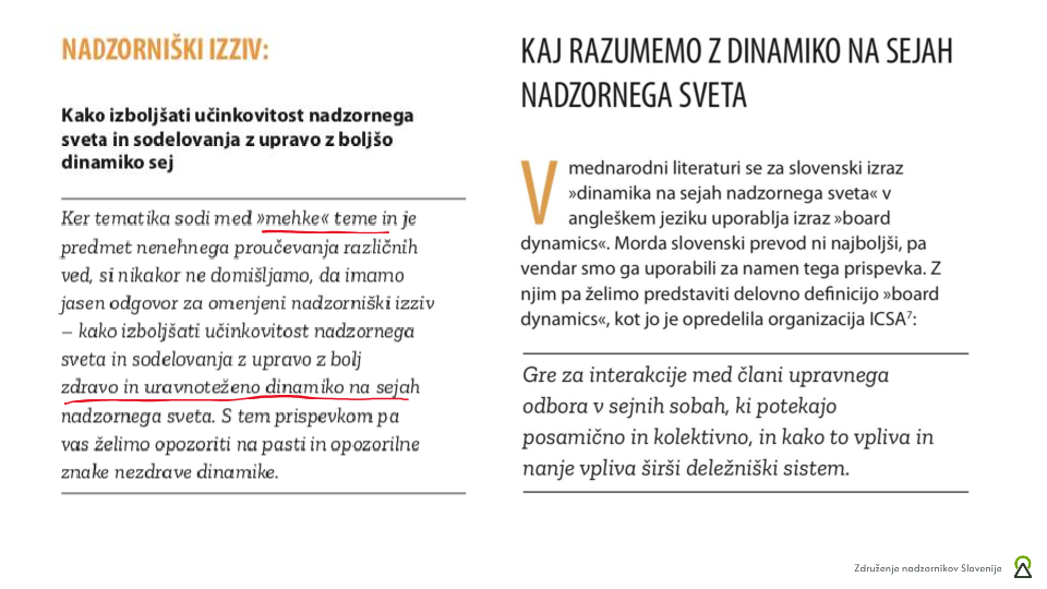 Dinamika na sejah NS