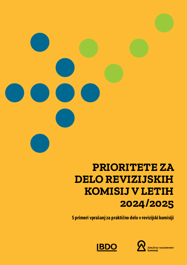 Prioritete za delo revizijskih komisij 2024/2025