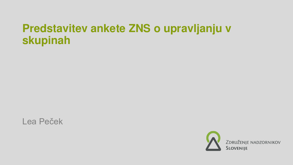 Upravljanje skupin podjetij