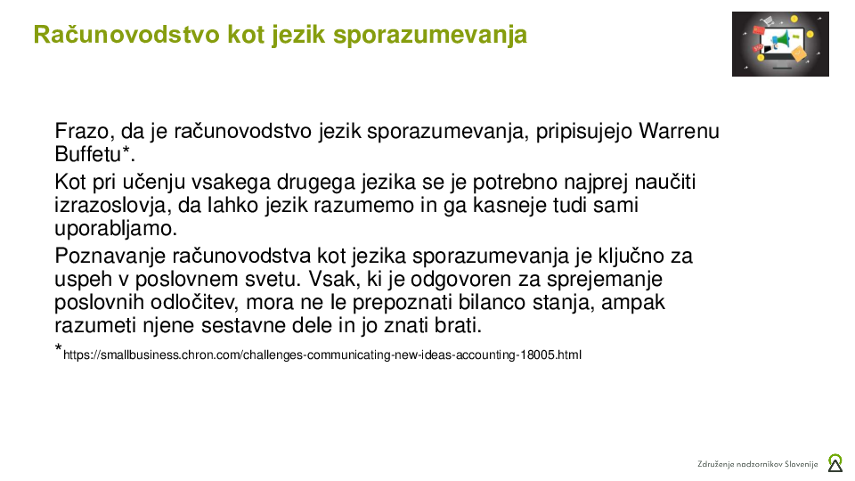 Nadzor nad finančnim poslovanjem družbe - branje bilanc za nadzornike
