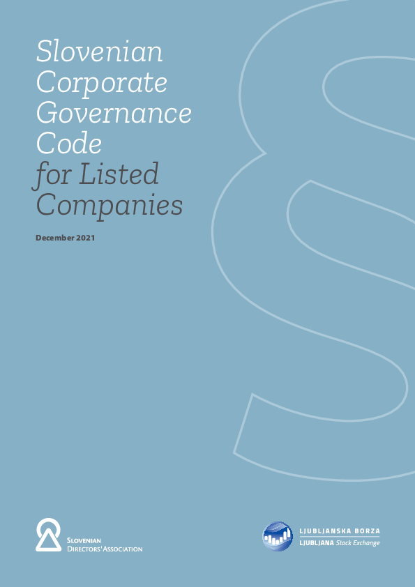 Slovenian Corporate Governance Code for Listed Companies