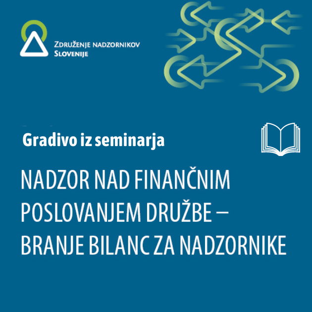 Gradivo iz seminarja Nadzor nad finančnim poslovanjem družbe