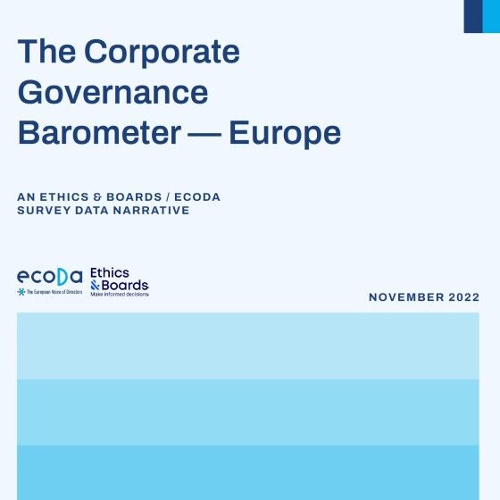 ecoDa and Ethics & Boards European Corporate Governance Barometer