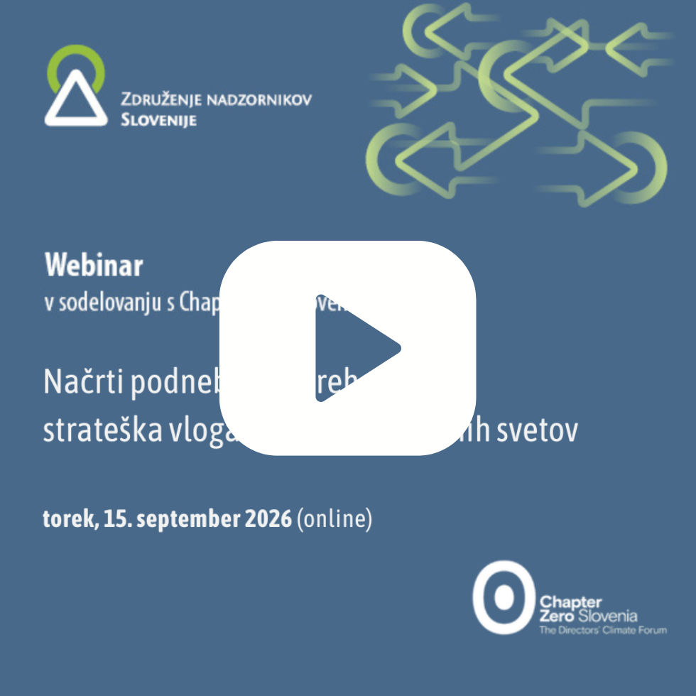 VIDEOTEKA - Načrti podnebnega prehoda: od zahtev poročanja do strateških odločitev