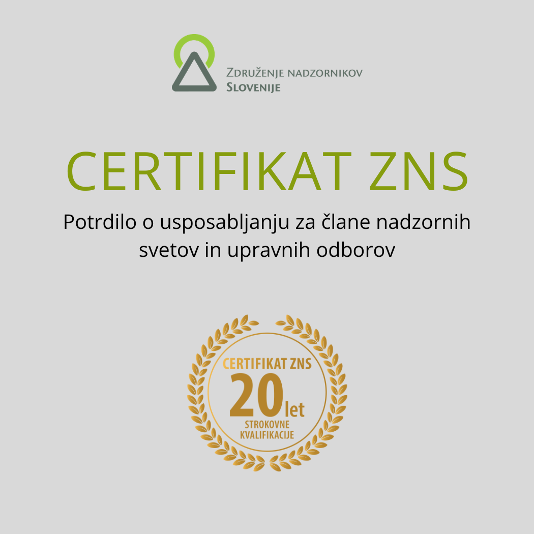 20 let Certifikata ZNS – skozi oči prvih imetnikov