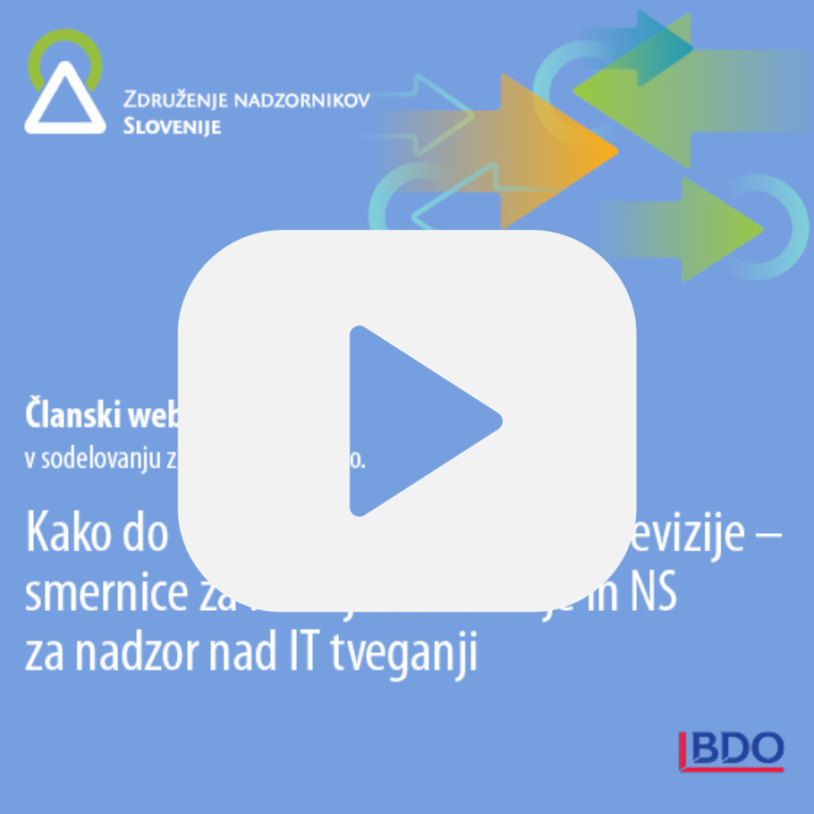 VIDEOTEKA: Kako do več dodane vrednosti IT revizije