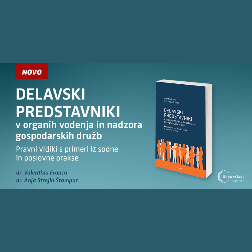 NOVO: Delavski predstavniki v organih vodenja in nadzora gospodarskih družb